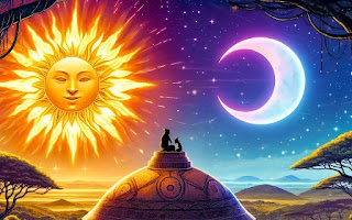 HOW THE SUN AND THE MOON RISE IN THE SKY